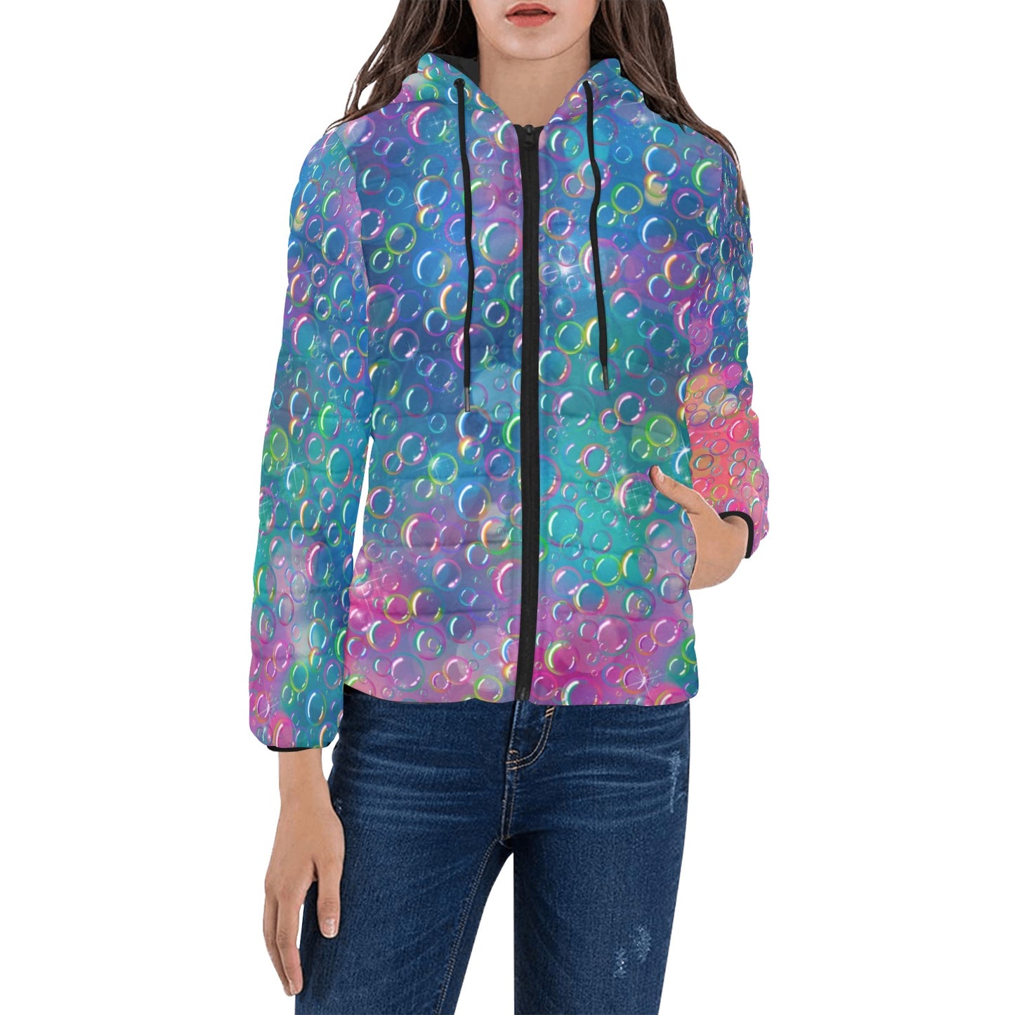 Bubble Rainbow Padded jacket for Bubble Artists