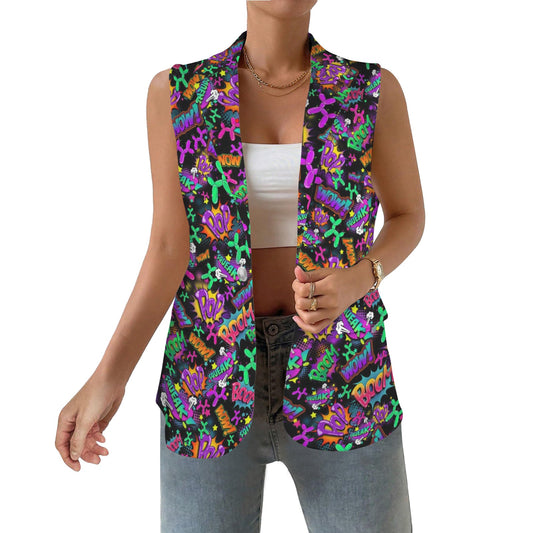 Fun balloon dog design vest for balloon twisters and entertainers