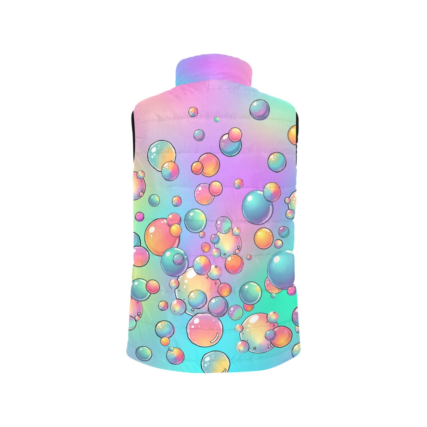Rainbow Bubble design vest for bubble artists