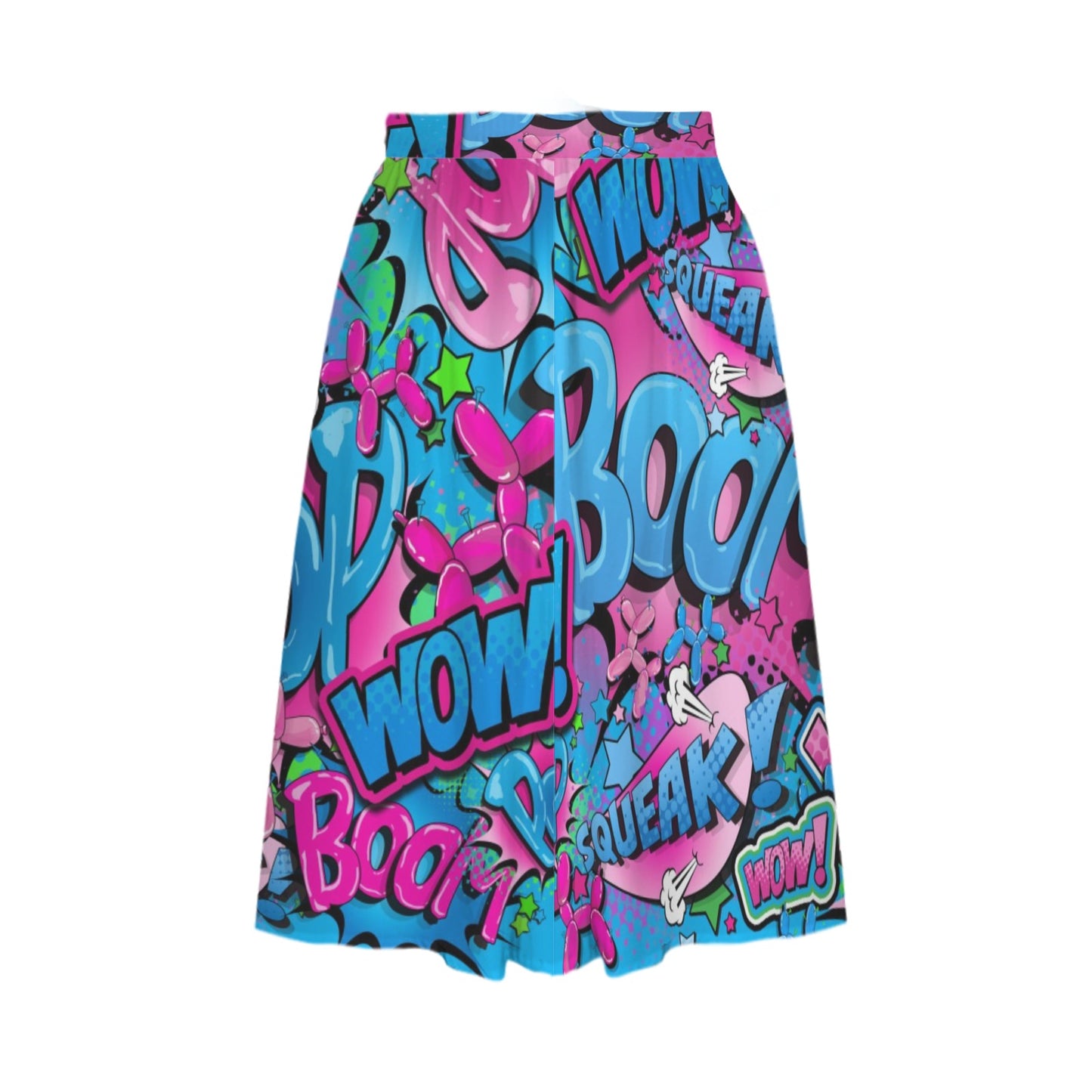 Balloon Dog skirt blue and pink