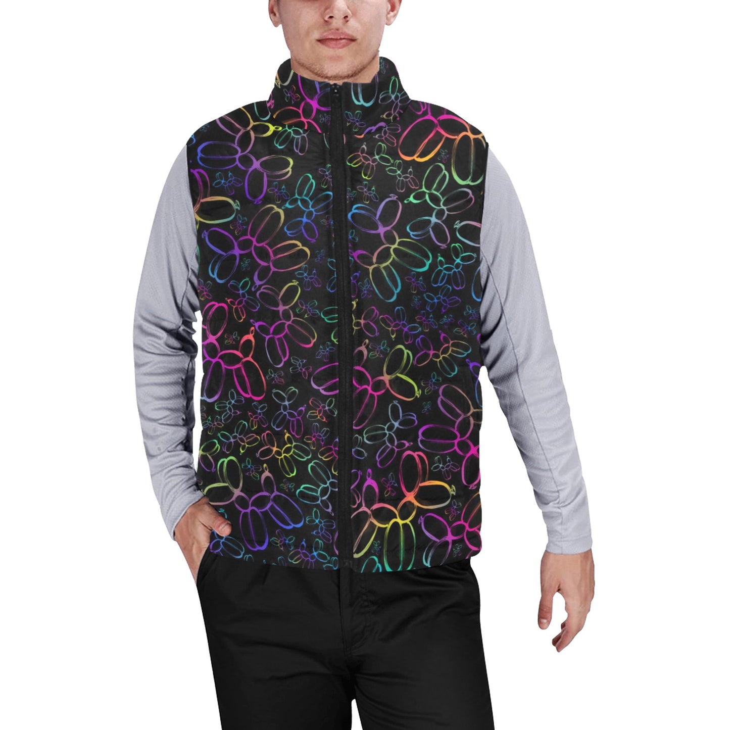 Men's Balloon dog vest for balloon twisters