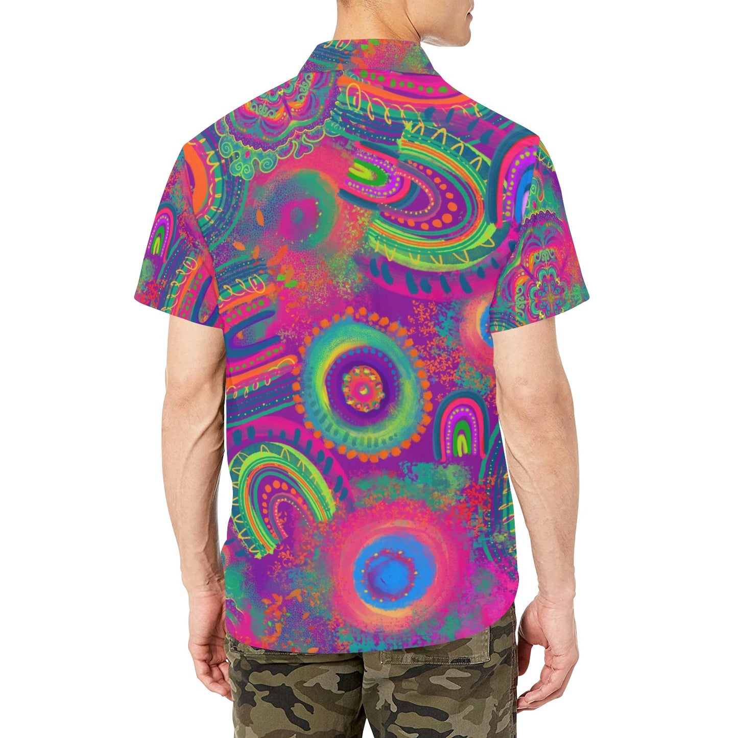 Fun colourful shirt for face painters and entertainers