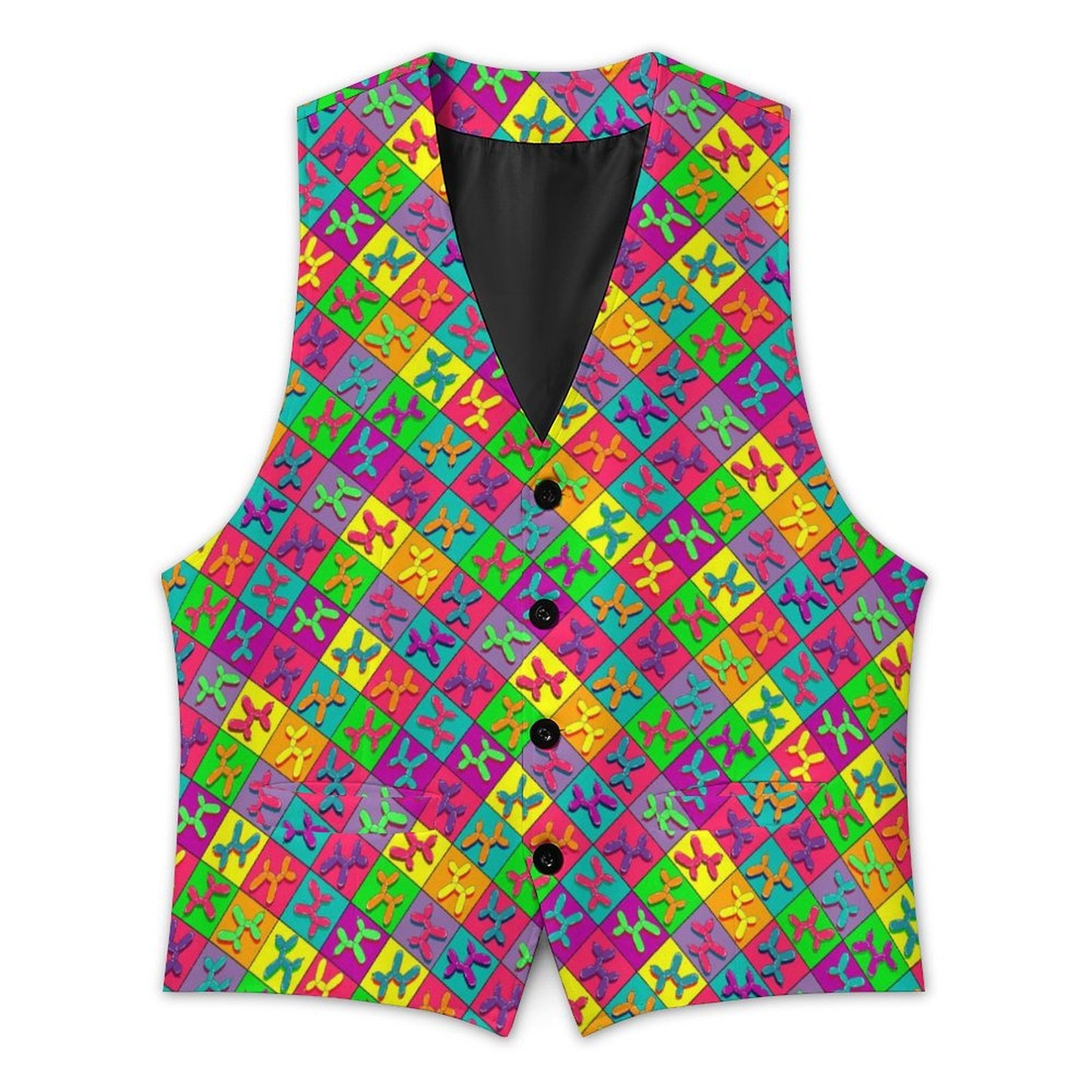 Balloon dog vest for balloon artists and entertainers