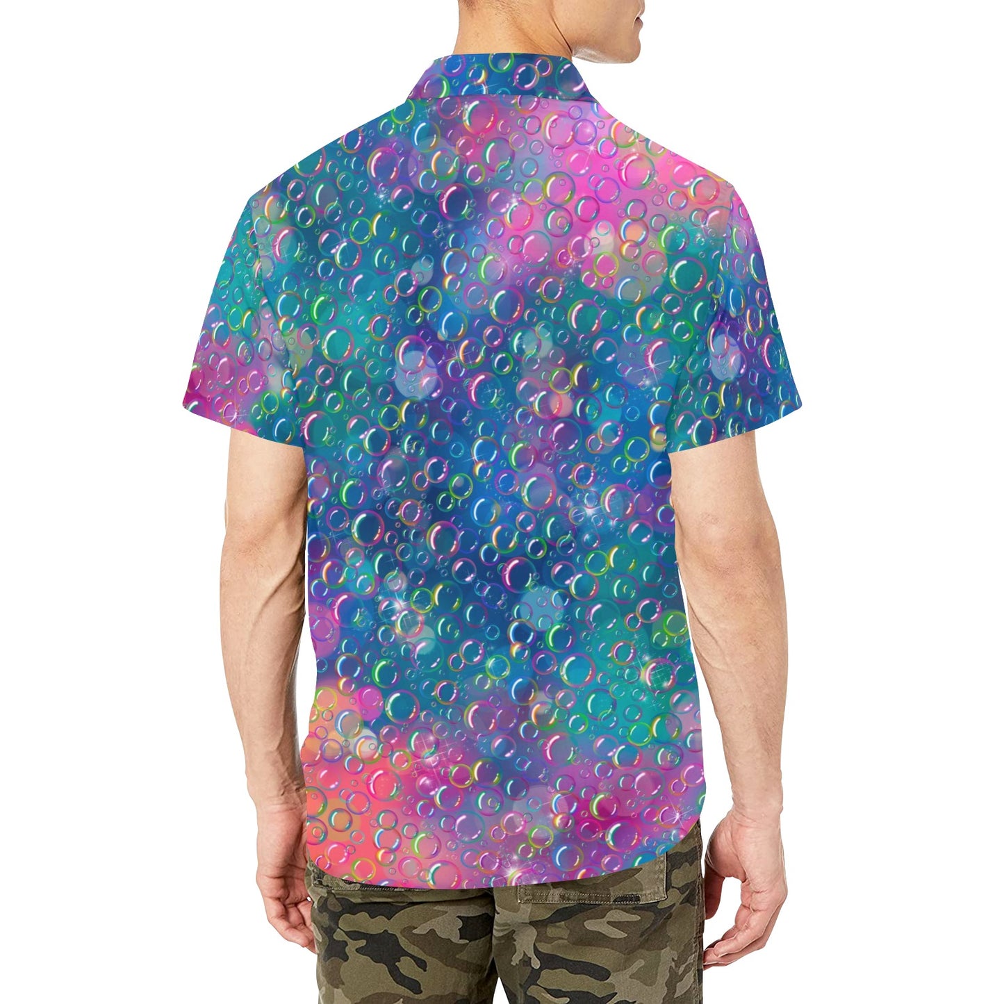 Rainbow shirt with bubbles