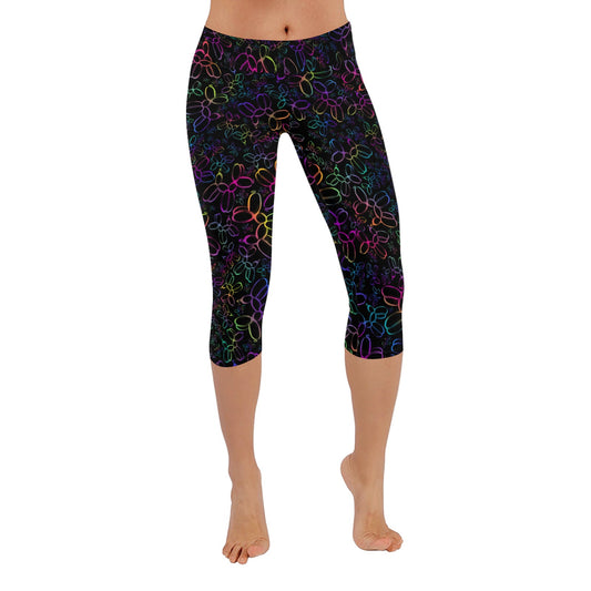 Balloon Twister Capri Leggings with colourful balloon dogs
