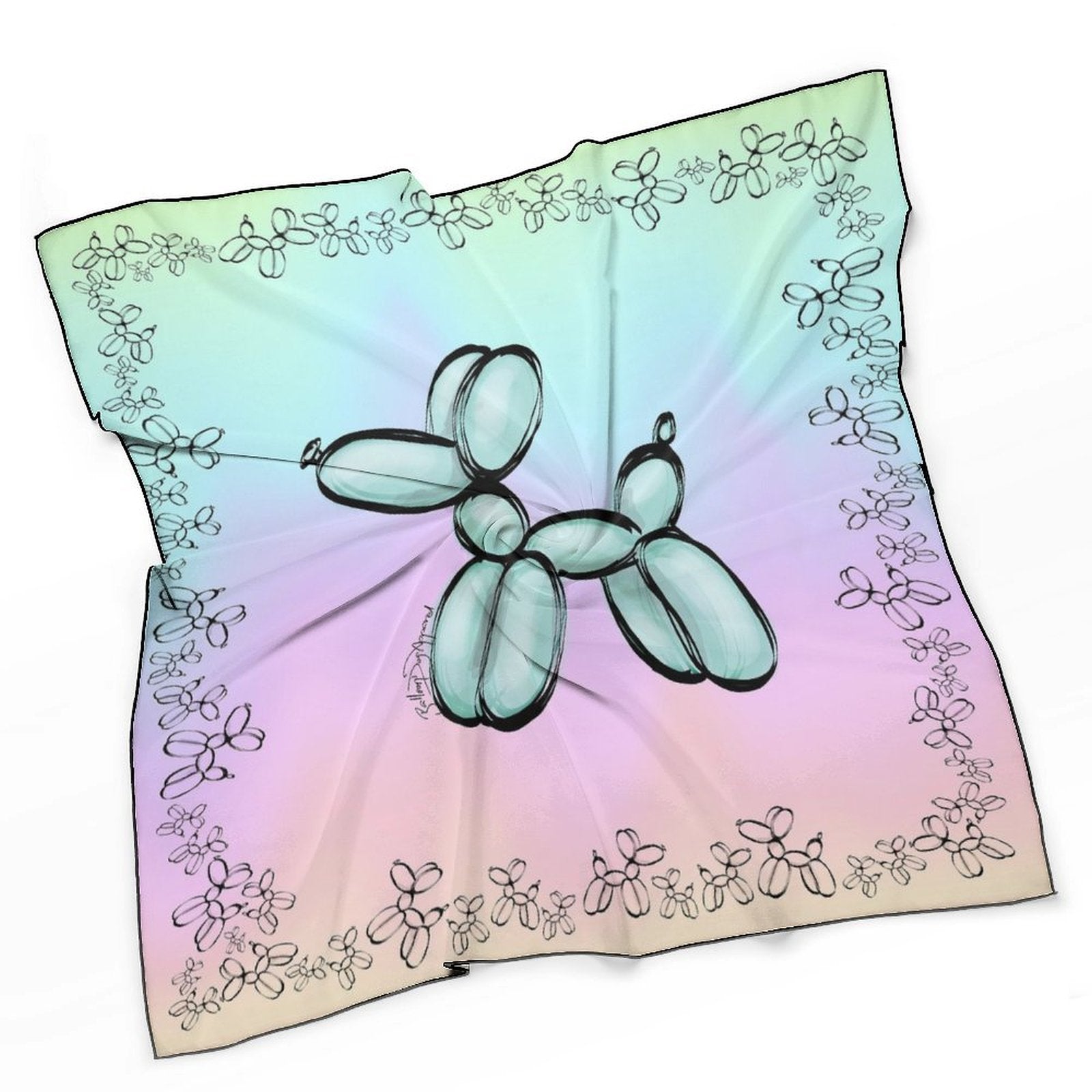 Balloon twister scarf