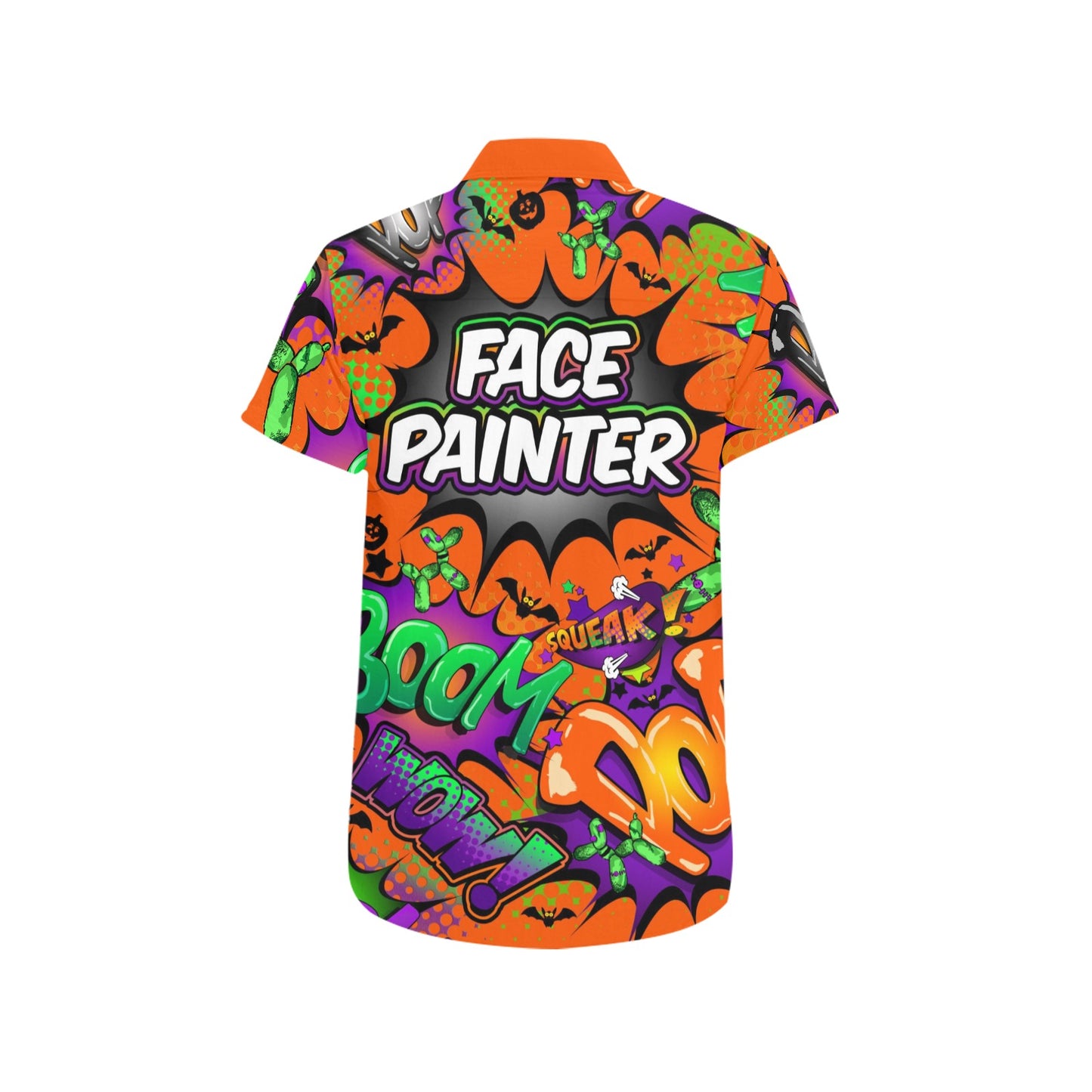 Face Painter shirt for Halloween - Orange