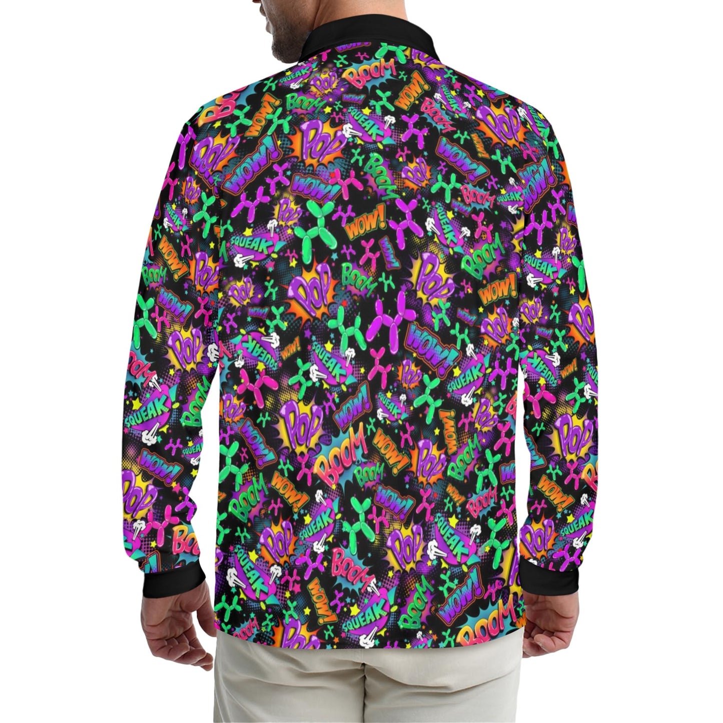 Colourful Balloon Twister Polo shirt
