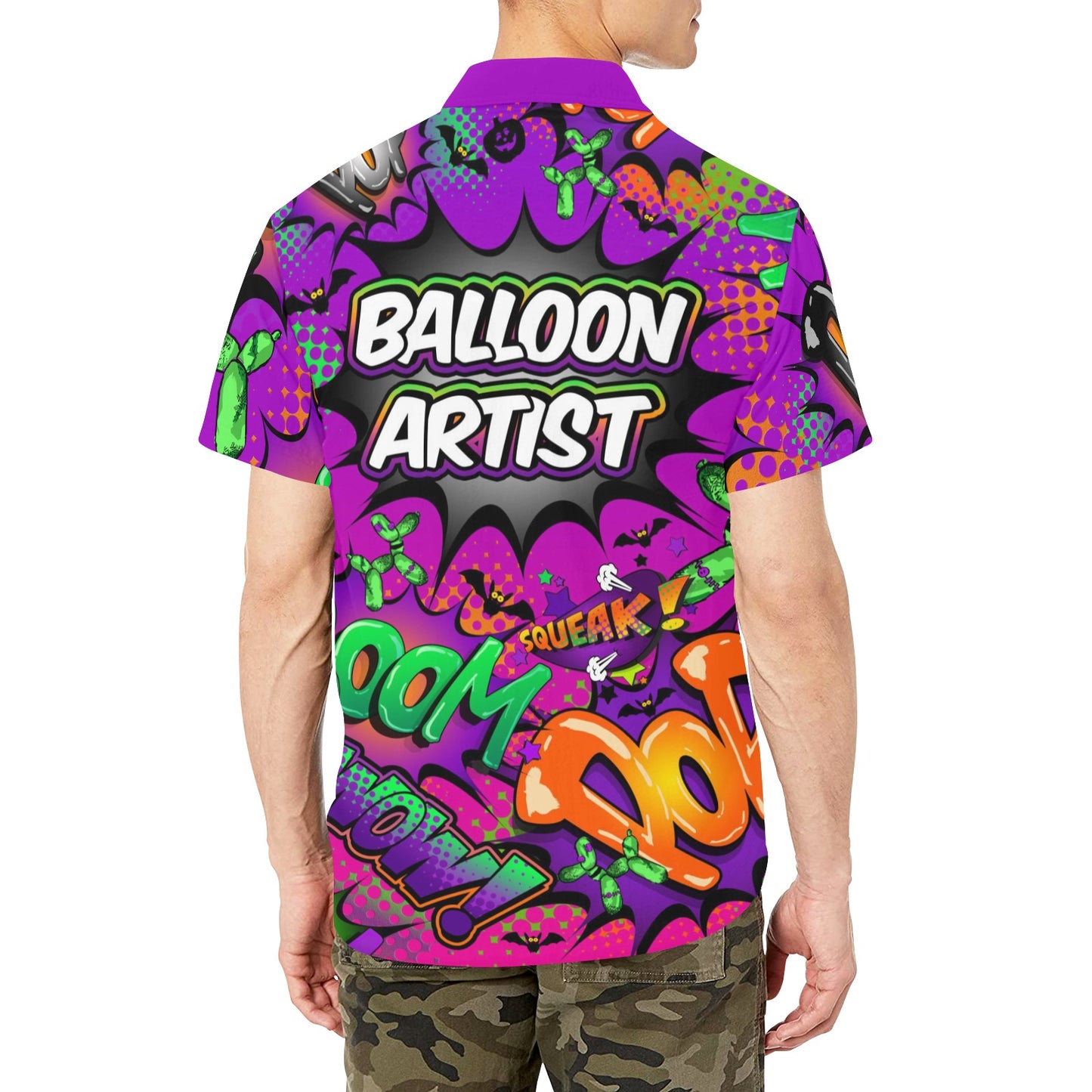 Balloon Twisting Shirt Halloween Purple