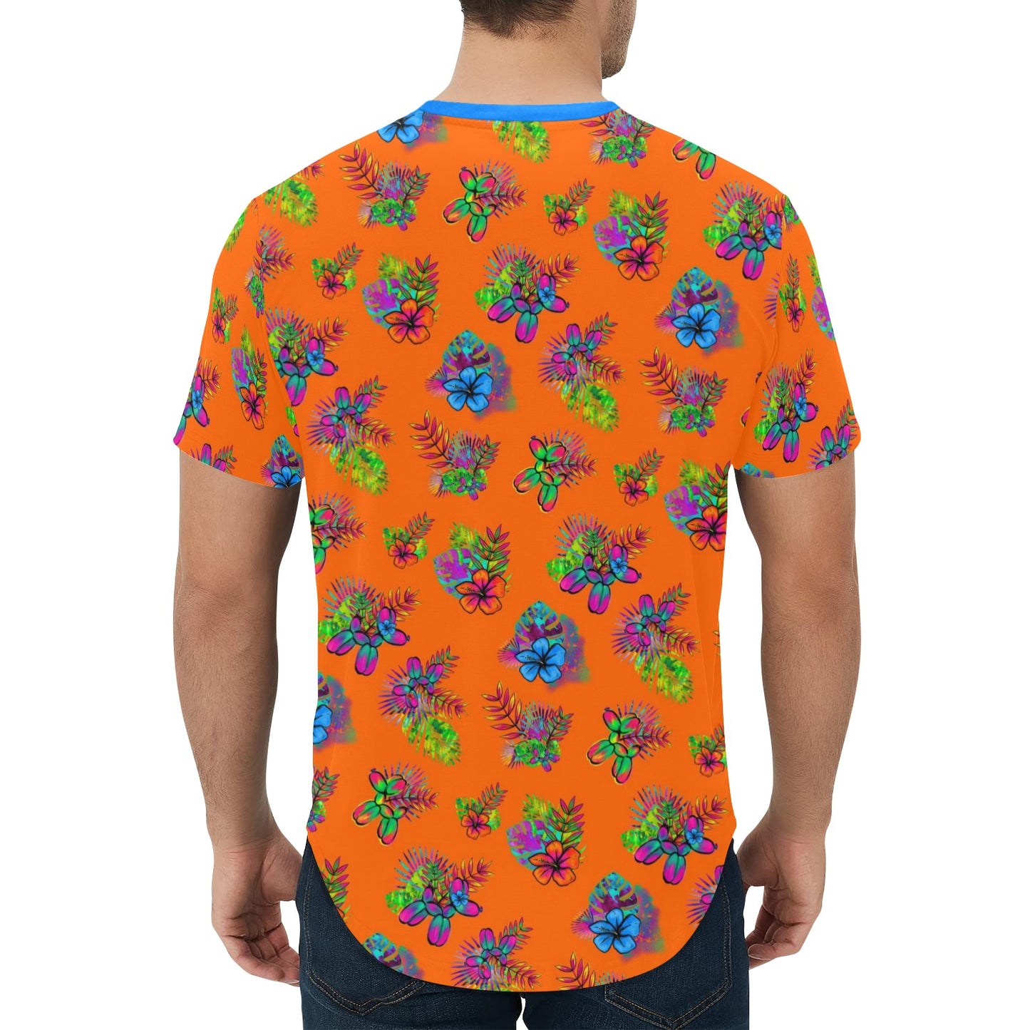 Professional Balloon artist shirt with curved hem