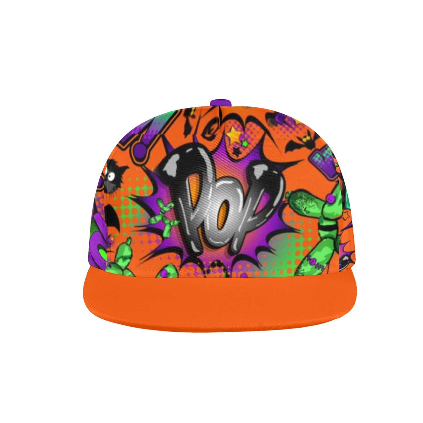 Halloween Orange Snapback Cap for Balloon Twisting