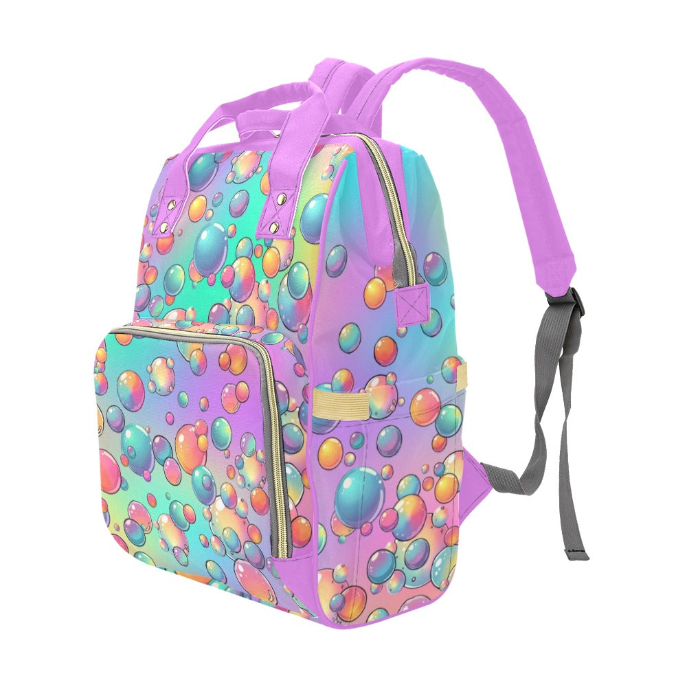 Amazing rainbow bubble backpack