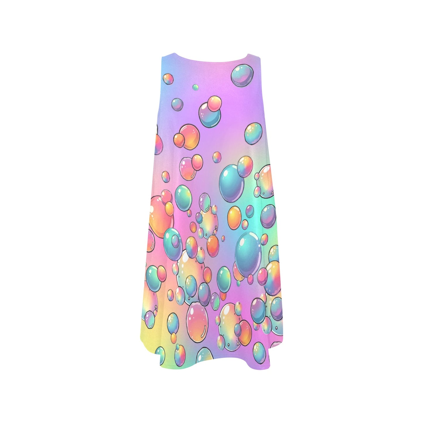 Colourful face painter dress