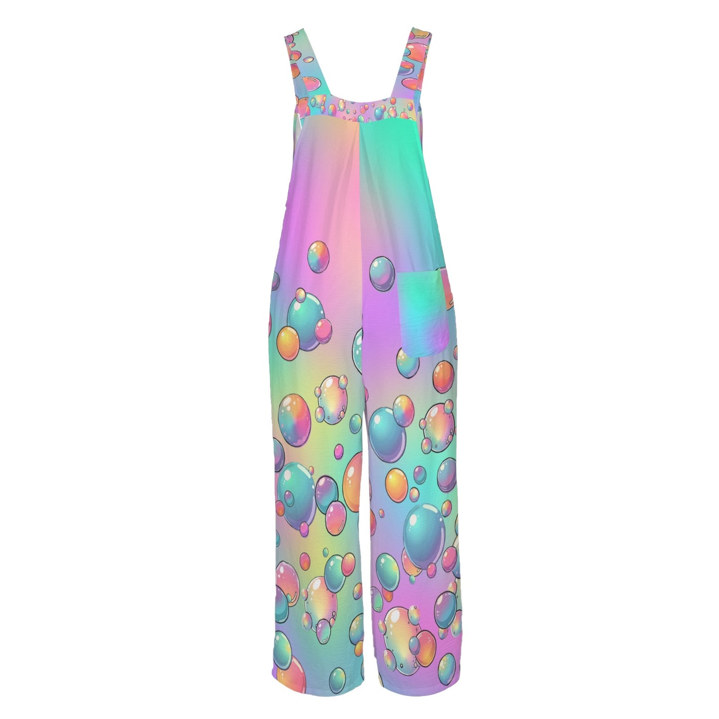 Bubble Overalls rainbow for professional bubble artist and face painters