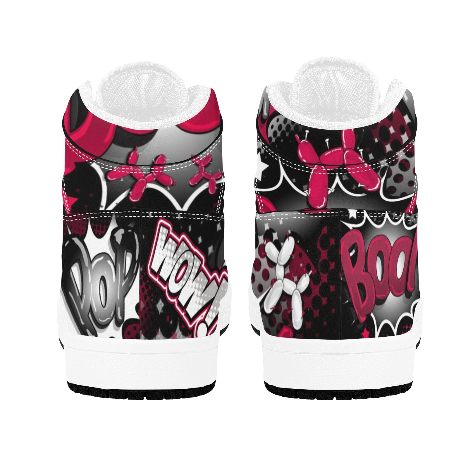 Pop art High Top shoes for artists and entertainers