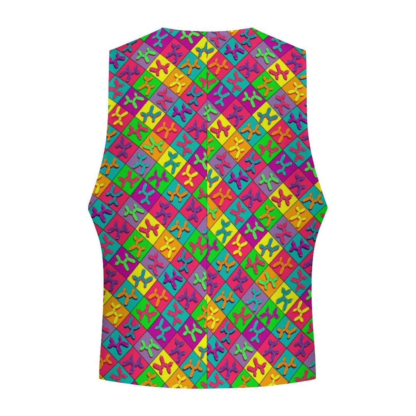 Colourful Balloon animal vest for balloon artists and face painters