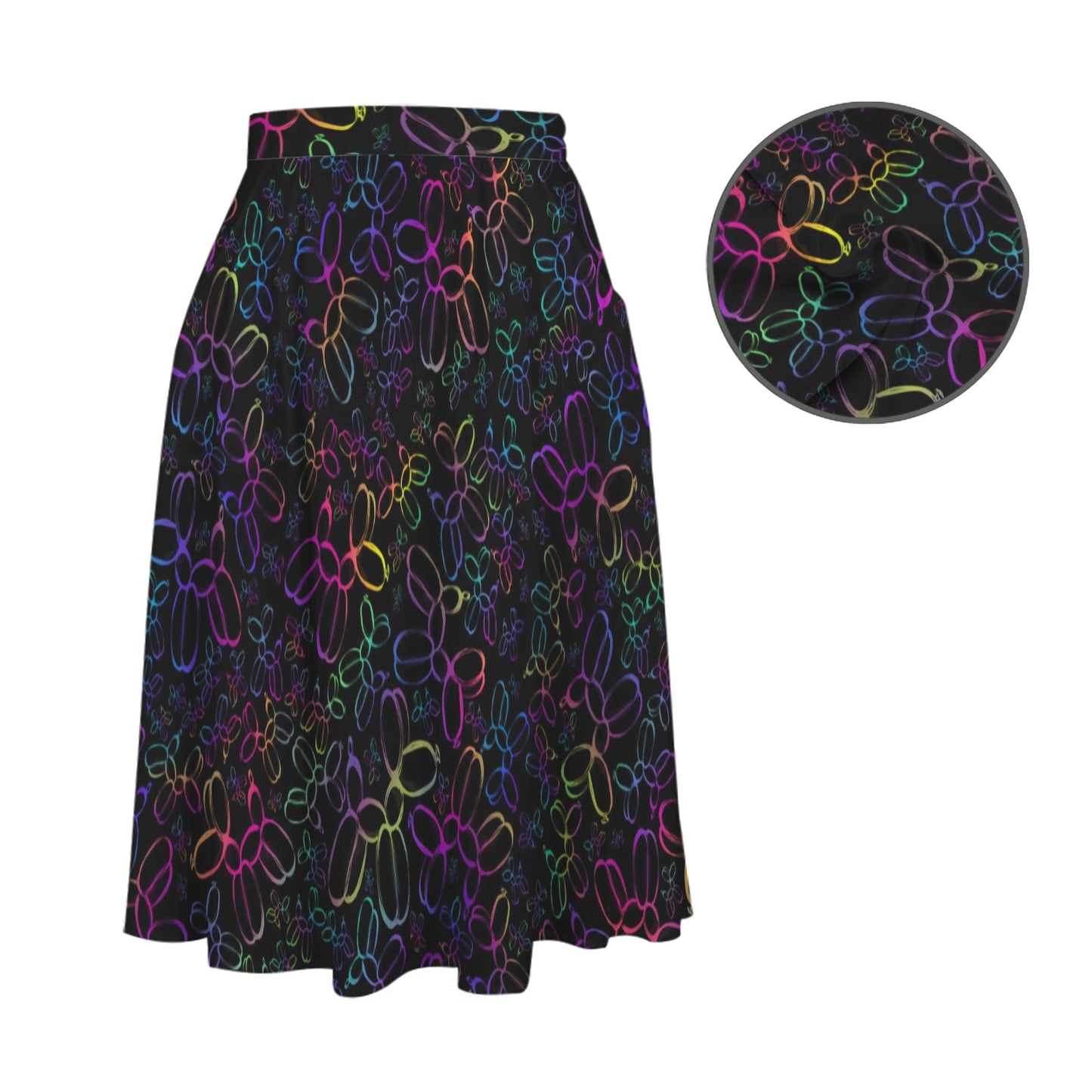 Fun balloon dog skirt for balloon artists and face painters