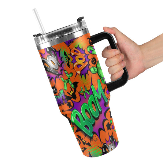 40 Oz Stainless Halloween Tumbler Cup