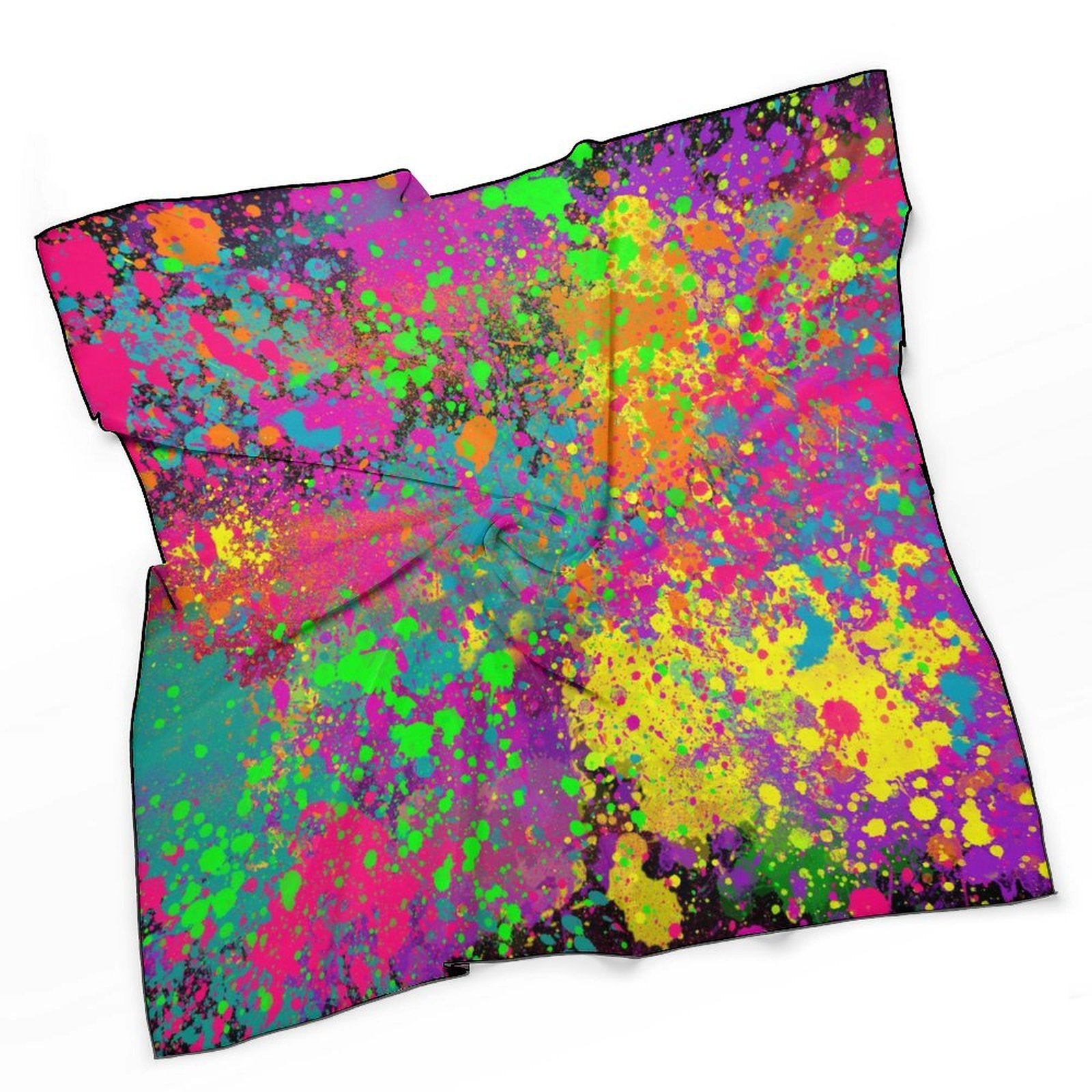Paint Splatter design scarf fun and colourful