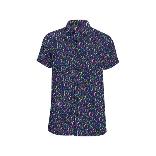 Party Shirt Rainbow bubbles on navy