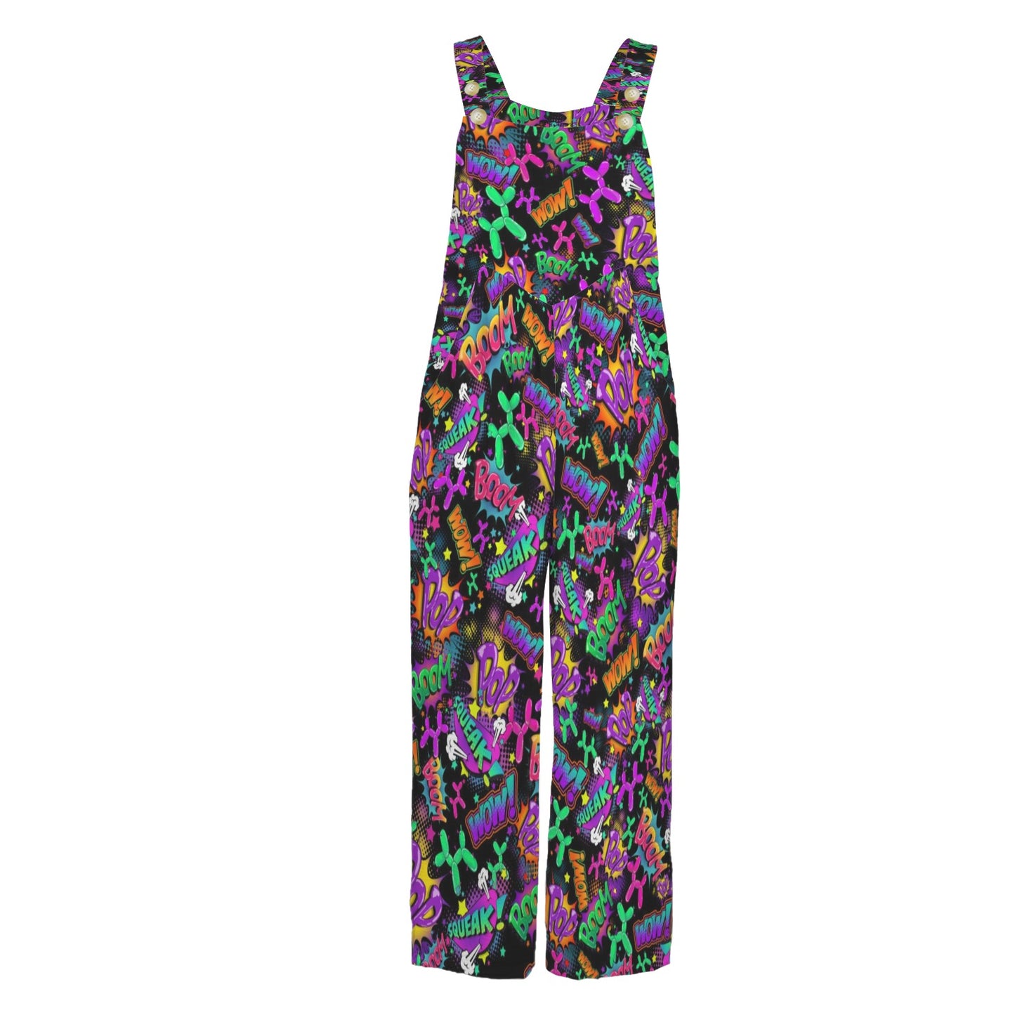 Colourful balloon dog jumpsuit for entertainers
