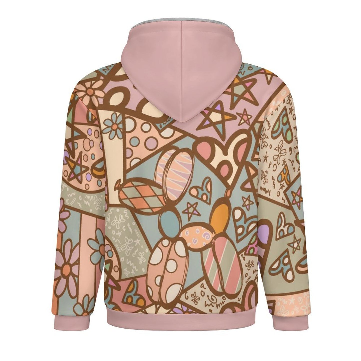 Fun and colourful balloon dog hoodie for balloon artists