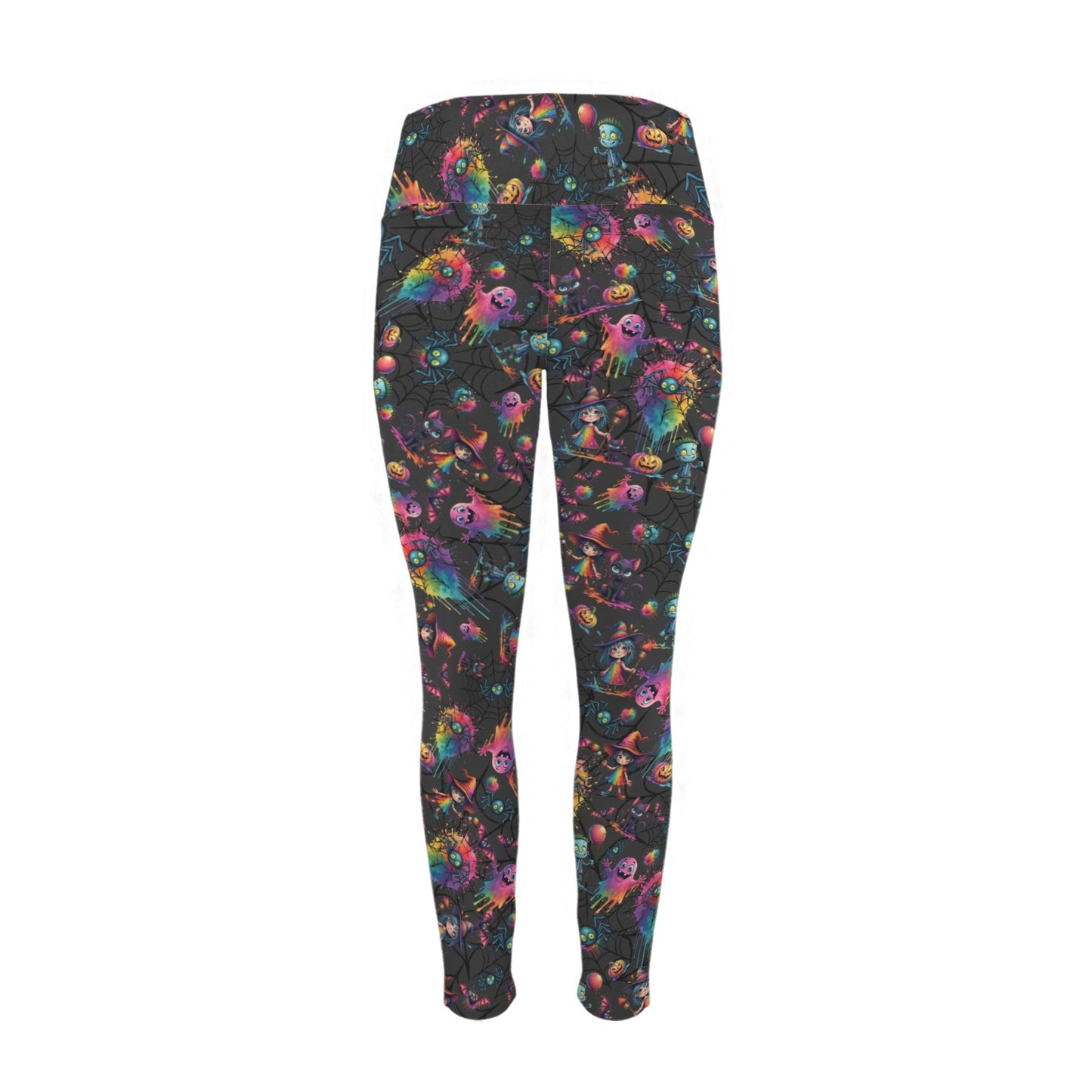 Laggings with Halloween characters and paint patterns
