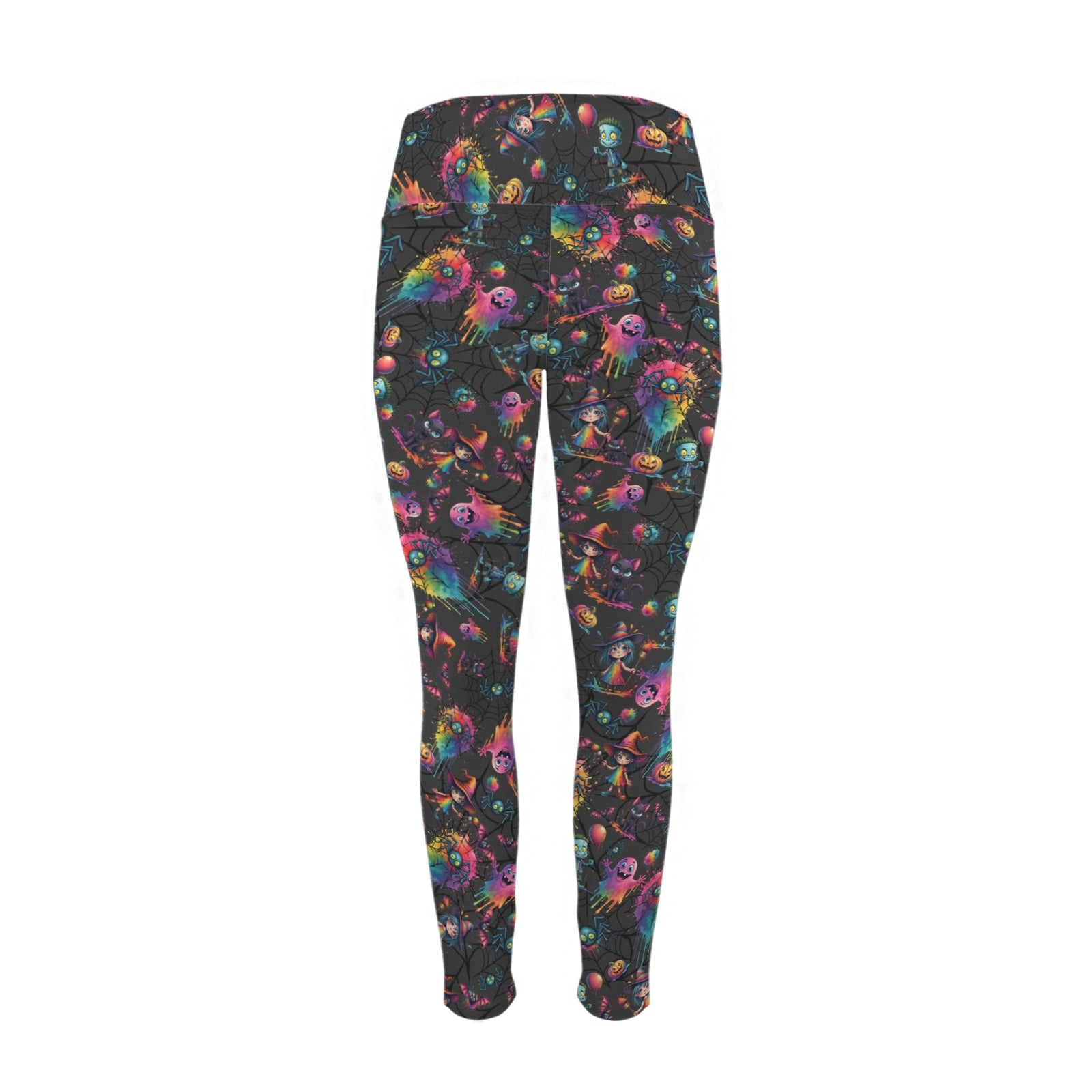 Laggings with Halloween characters and paint patterns