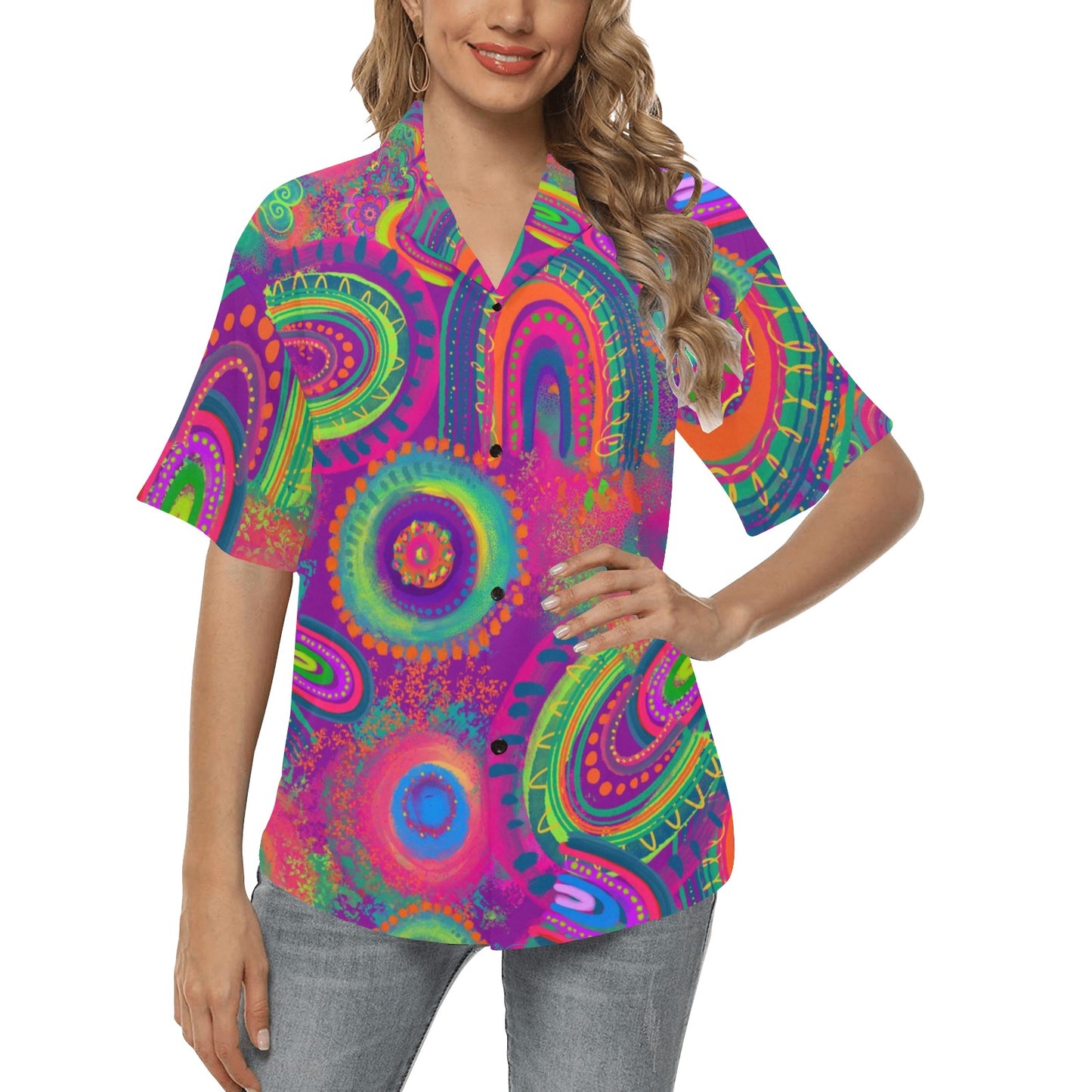Rainbow Rhapsody - Women's Hawaiian Shirt