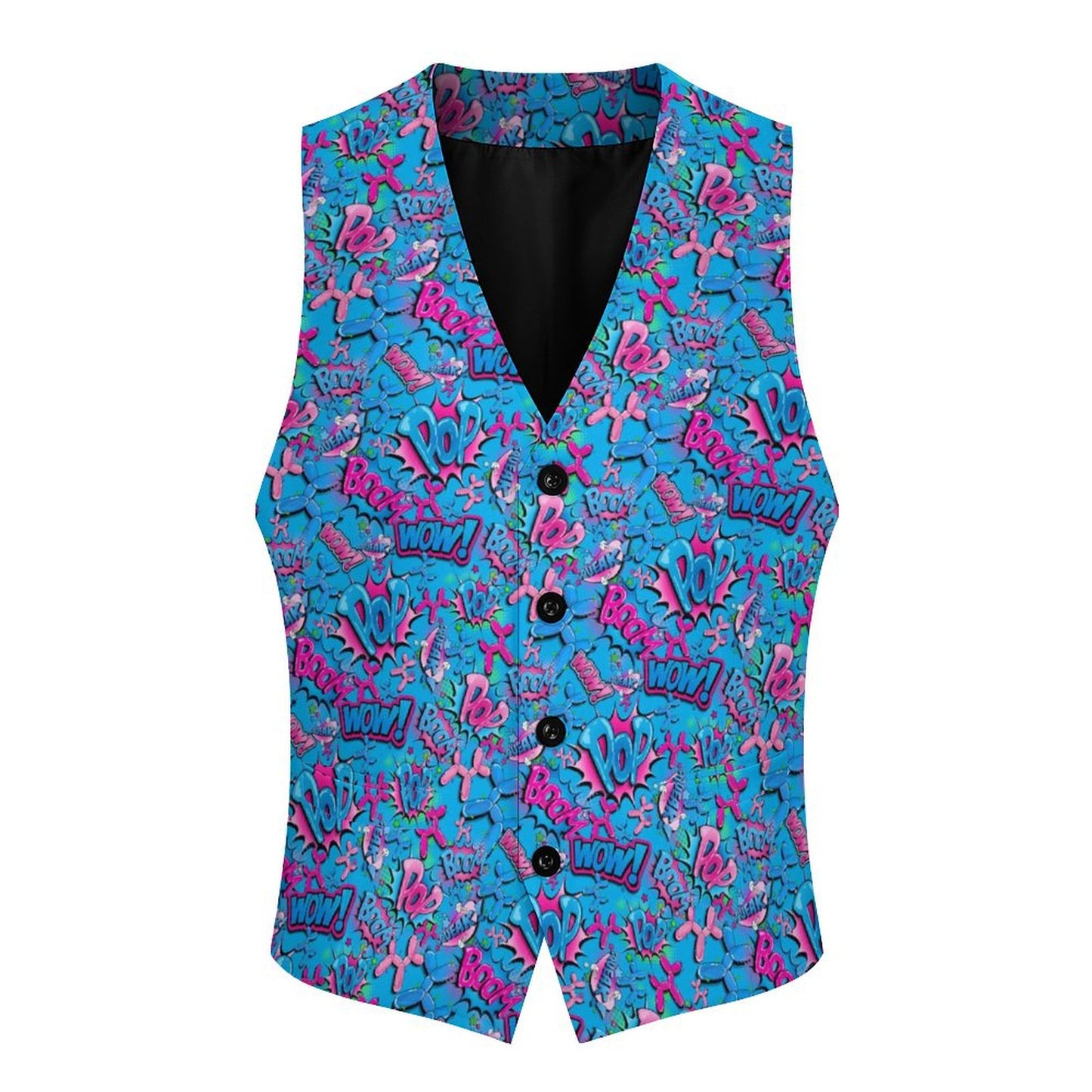 Blue and Pink Vest for Balloon twisters and entertainers