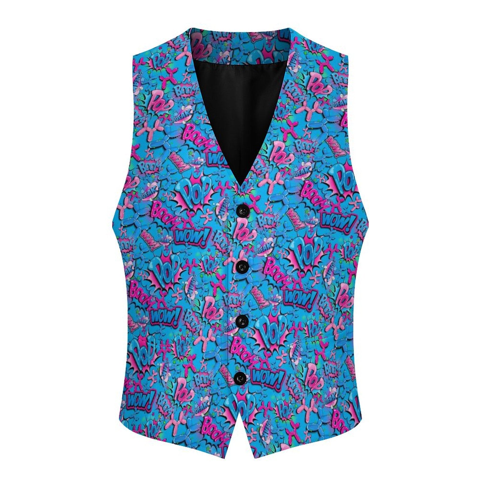 Blue and Pink Vest for Balloon twisters and entertainers