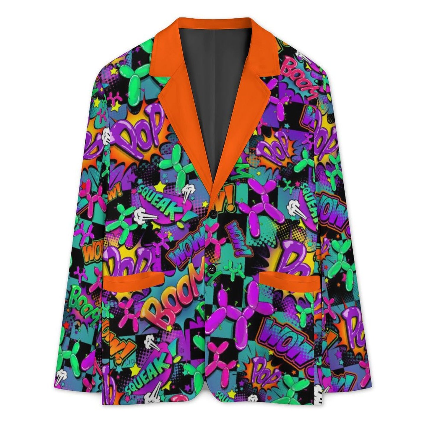 Balloon Twisting Suit Jacket colourful and fun