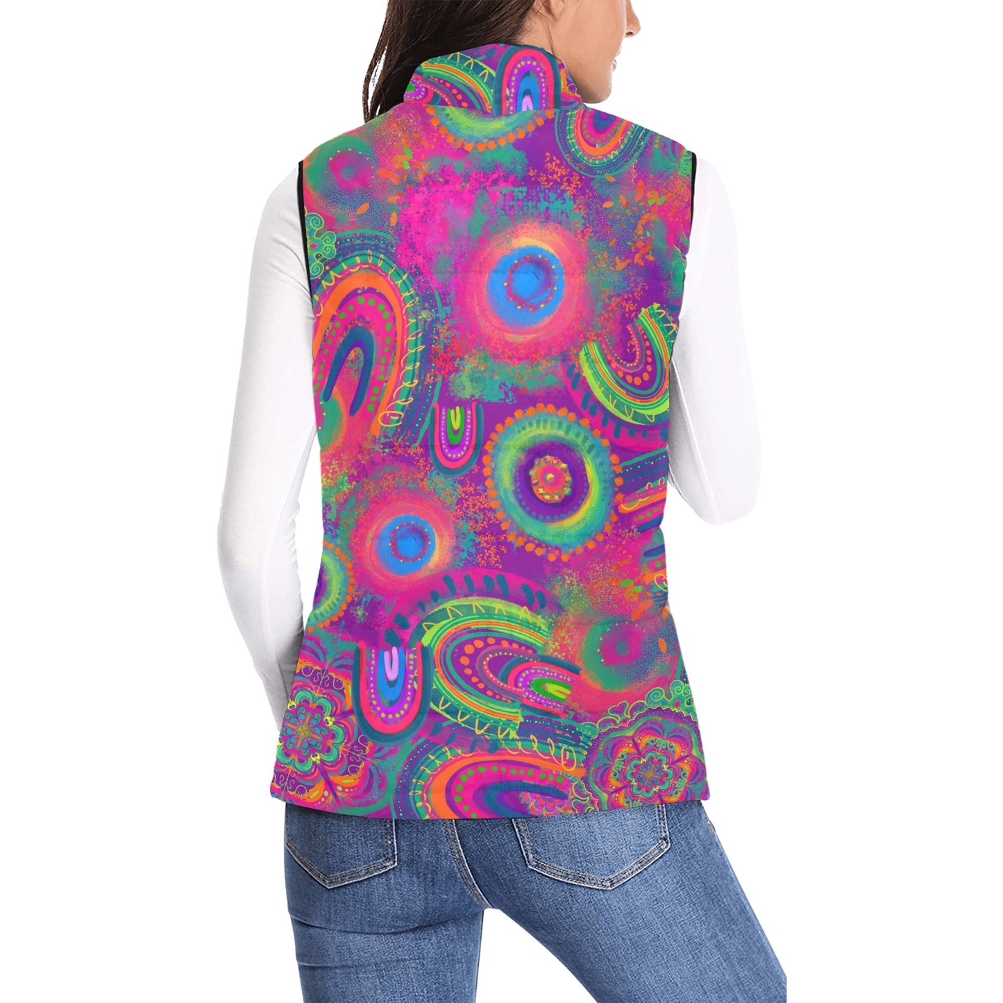 Fun colourful vest for face painters