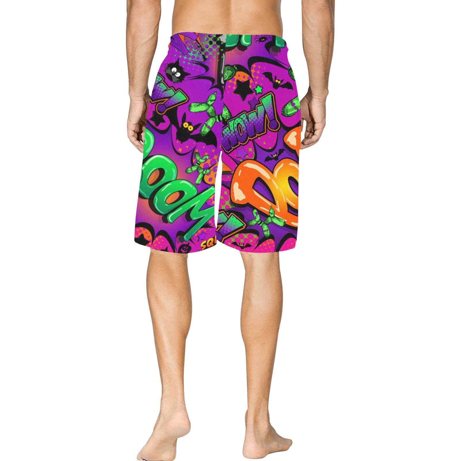 Halloween Basketball Shorts for Balloon Twisting