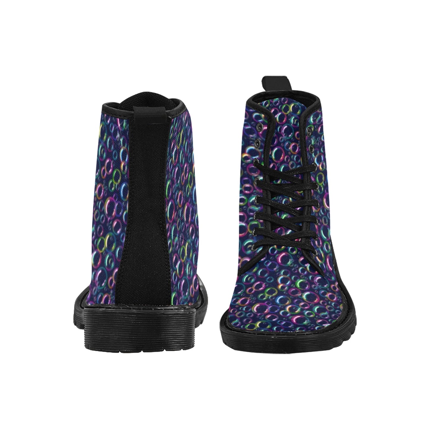 Bubble Navy - Women's Ollie Combat Boots (US 6.5-12)