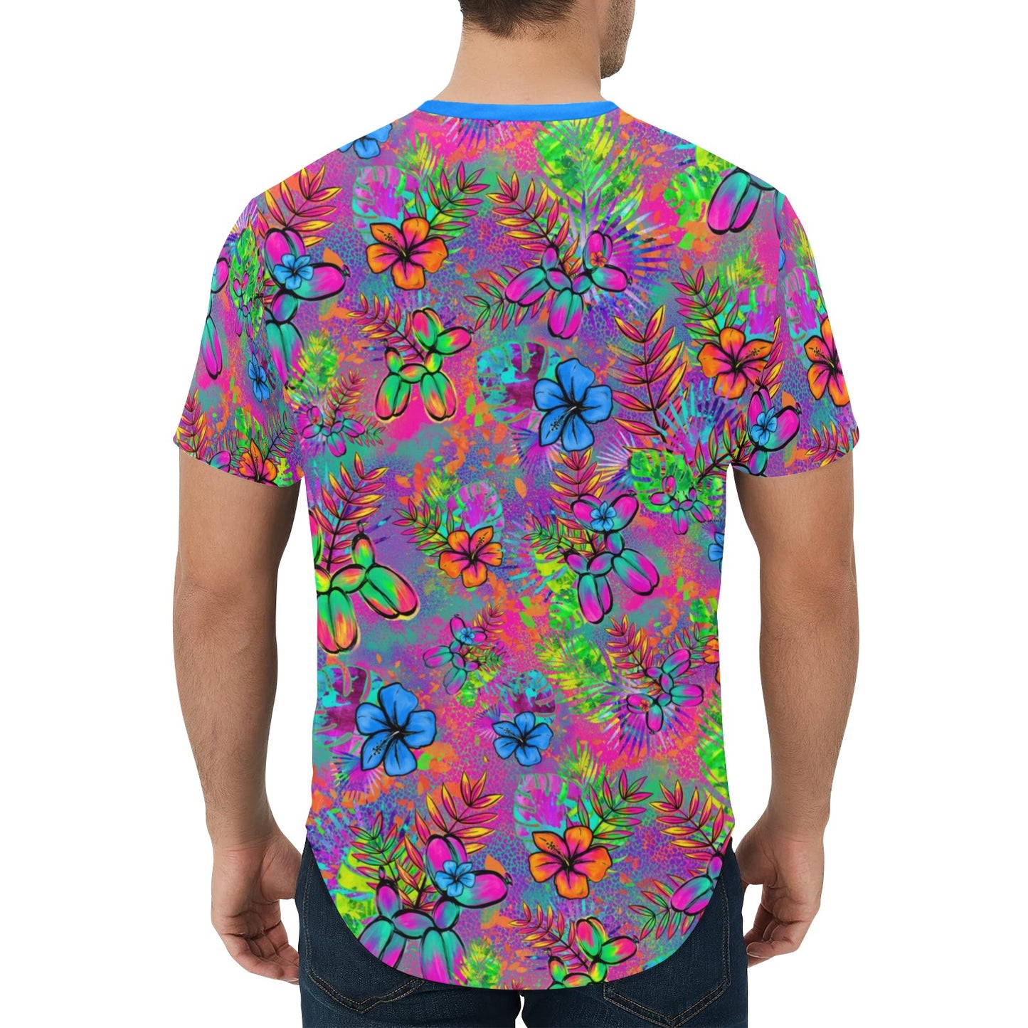 Professional Balloon Artist Clothing shirt with tropical design