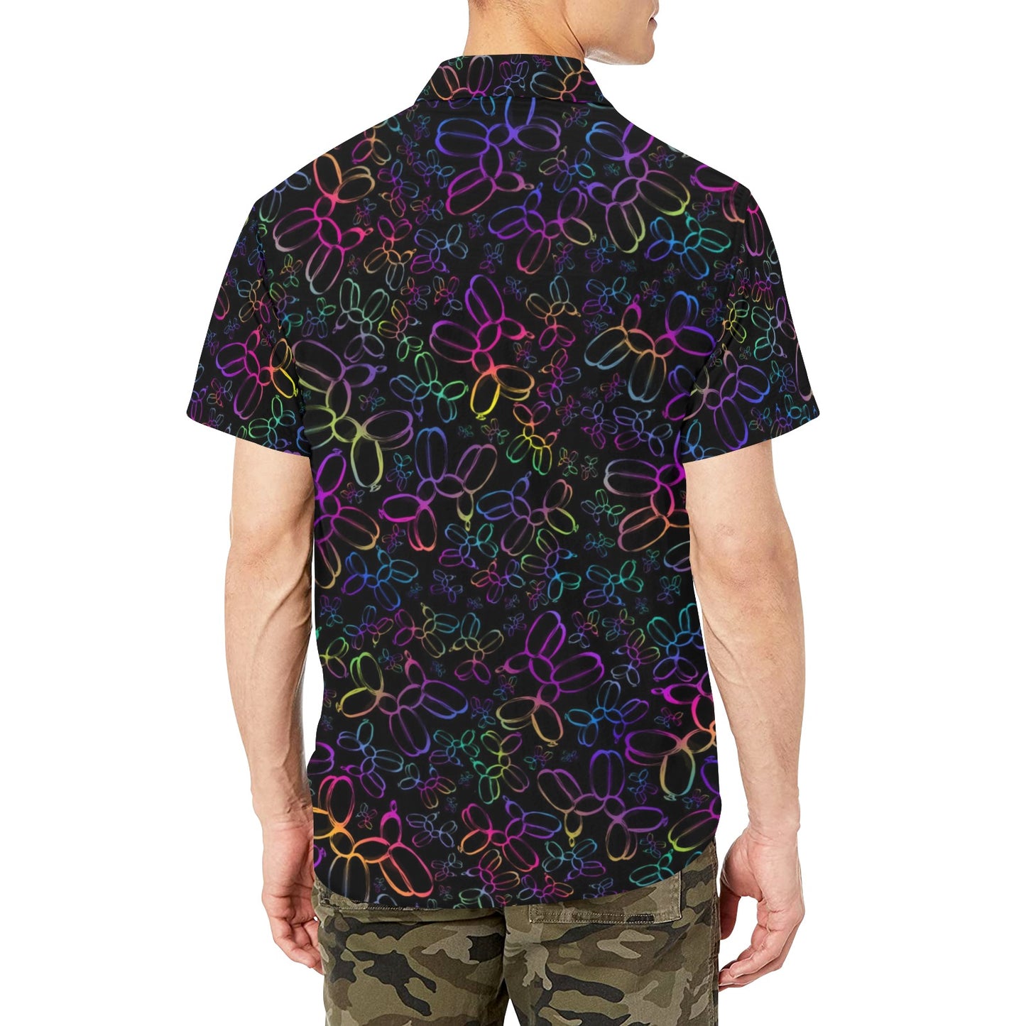 Balloon Twister shirt with colourful balloon dogs