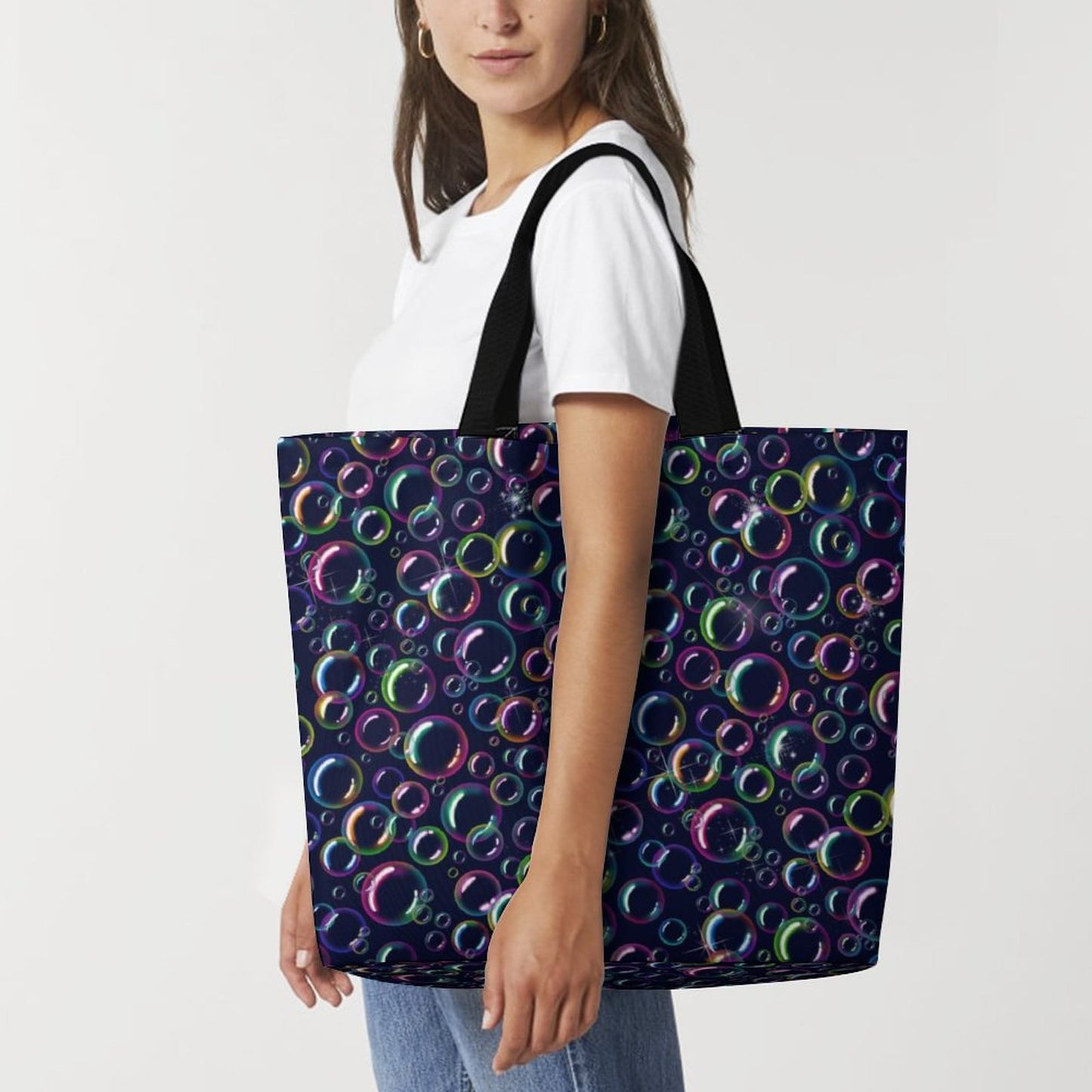 Bubble Navy - Grocery Bag