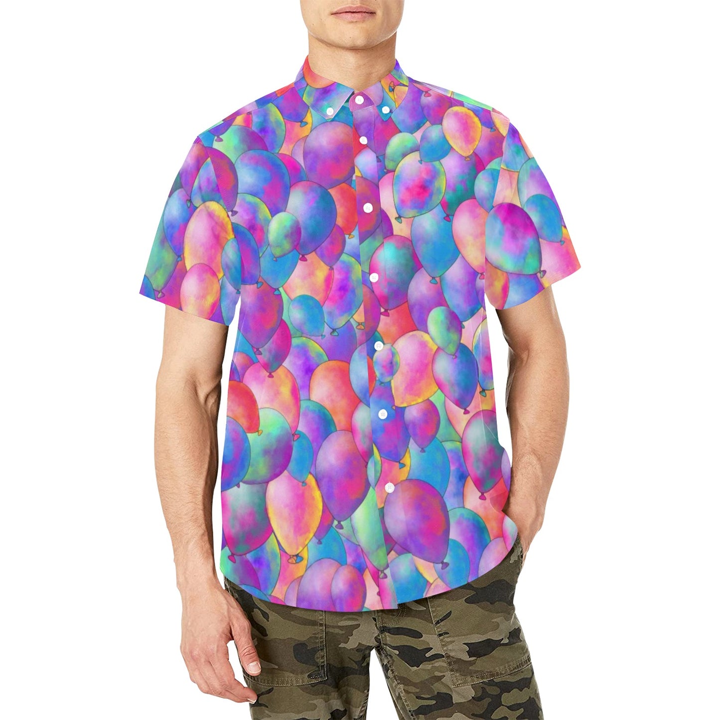 Helium Balloon design on a shirt for balloon decorators and artists