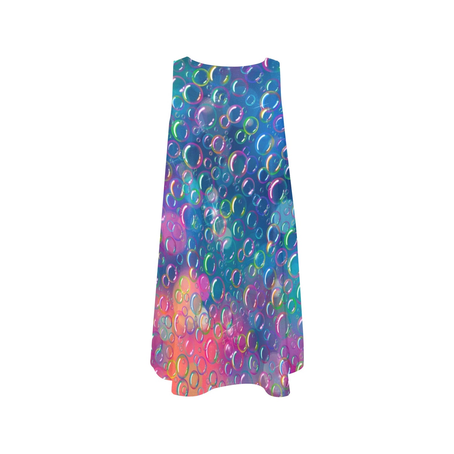 Bubble Artist dress rainbow bubbles