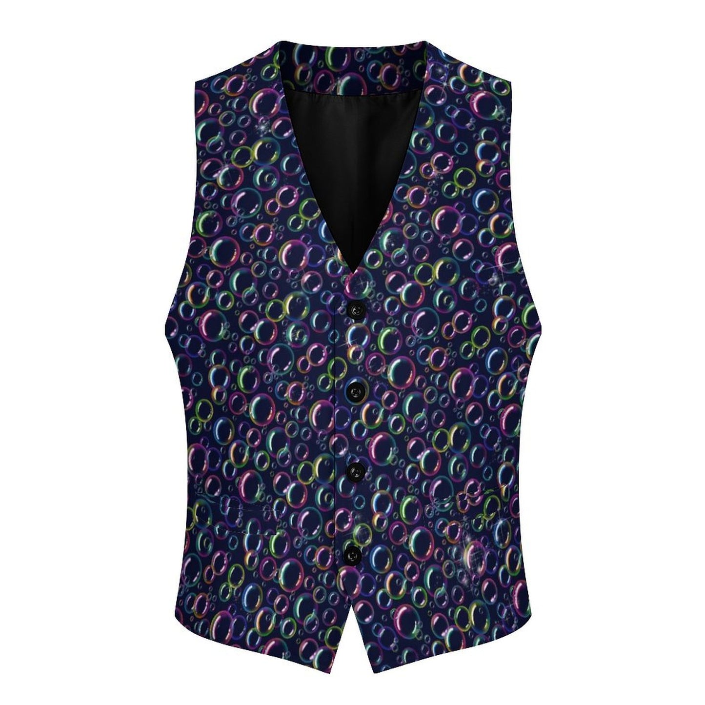 Vest with fun colourful bubbles