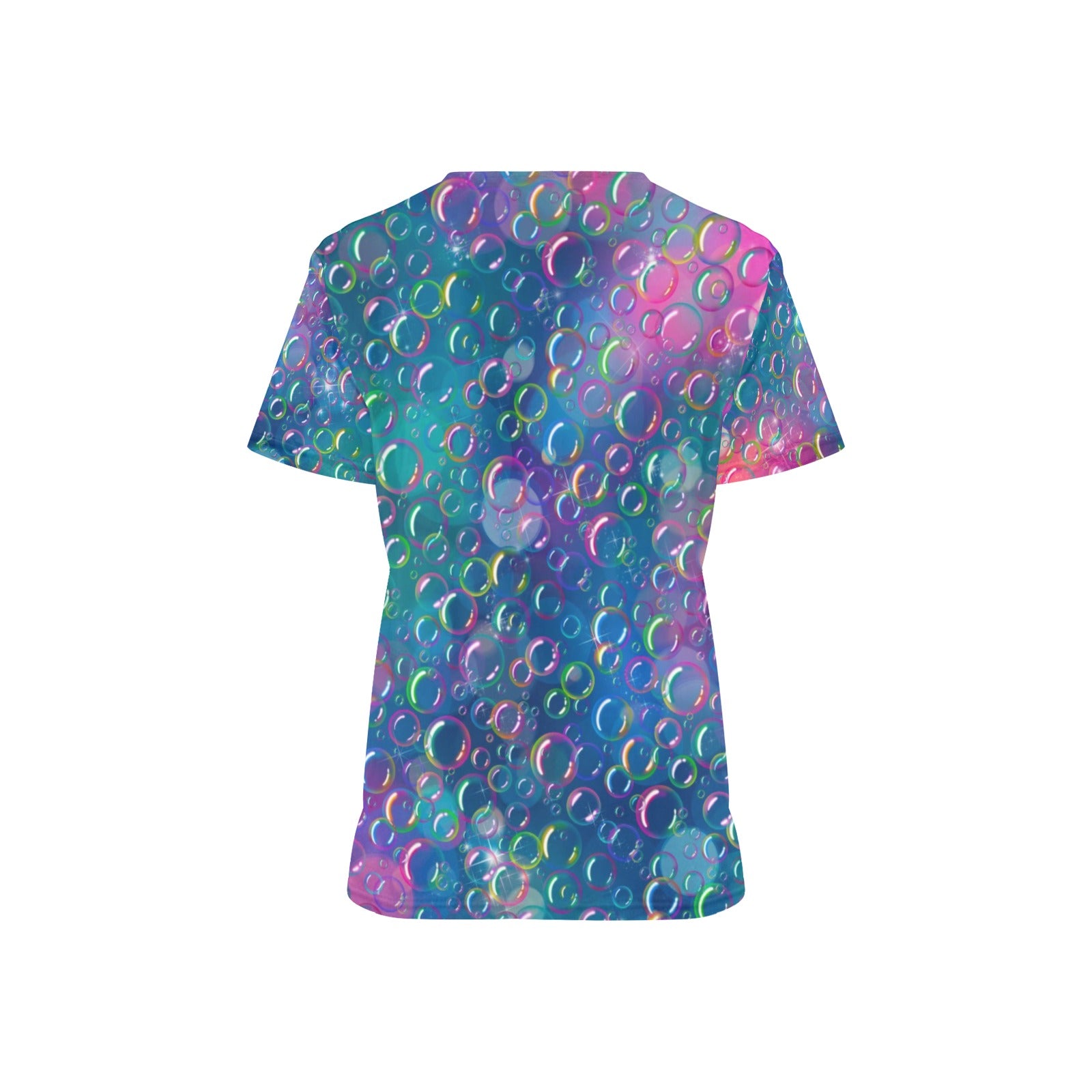 Top for bubble artists rainbow bubble design