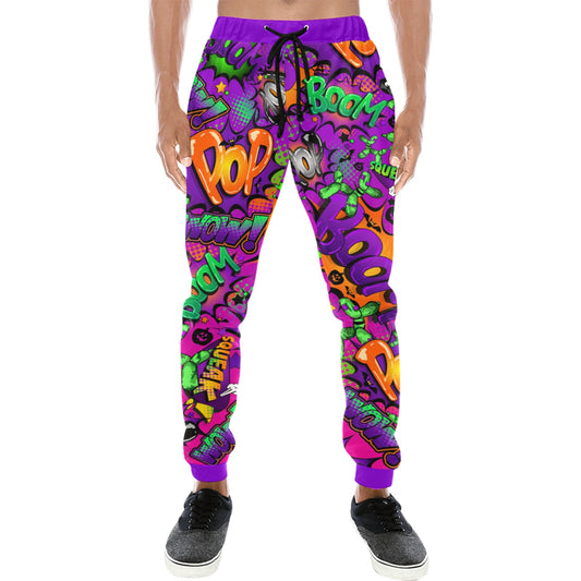 Halloween pants for balloon twisters purple