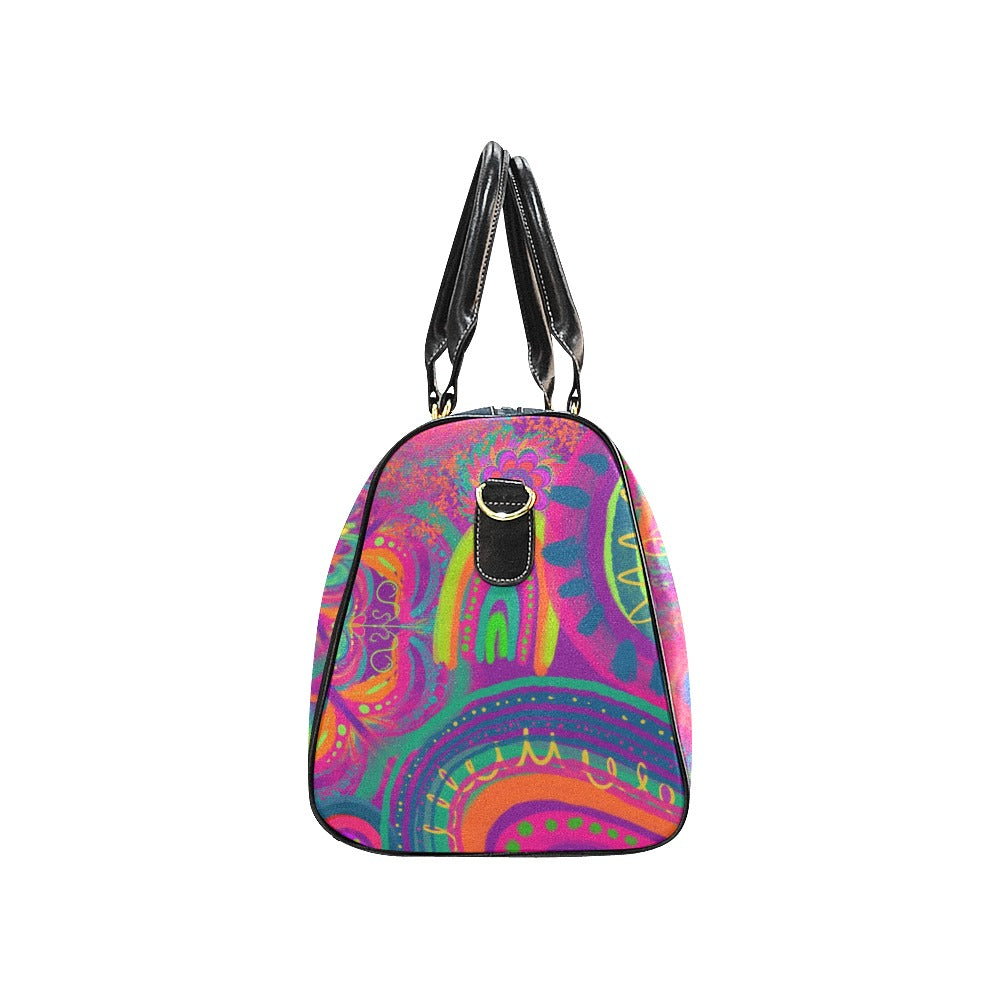 Vibrant colourful bag for kids entertainers