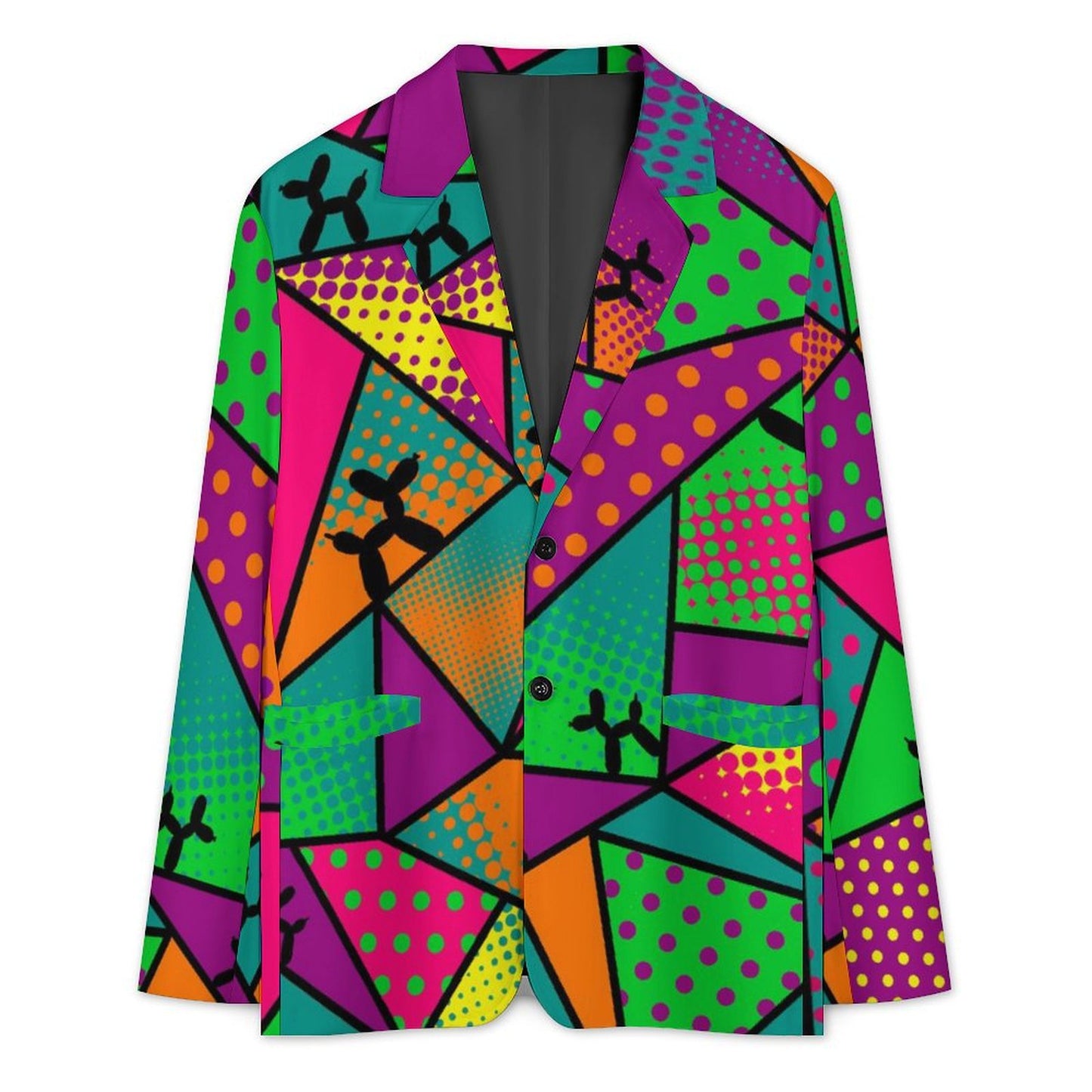 Party jacket with balloon dogs