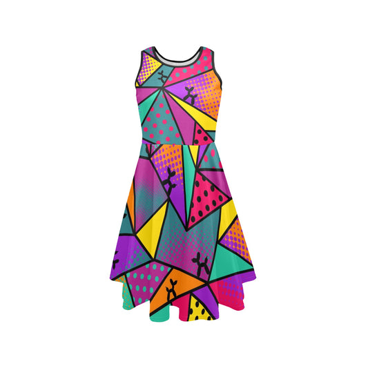 Fun and colourful dress for balloon twisting, Face Painting and entertaining