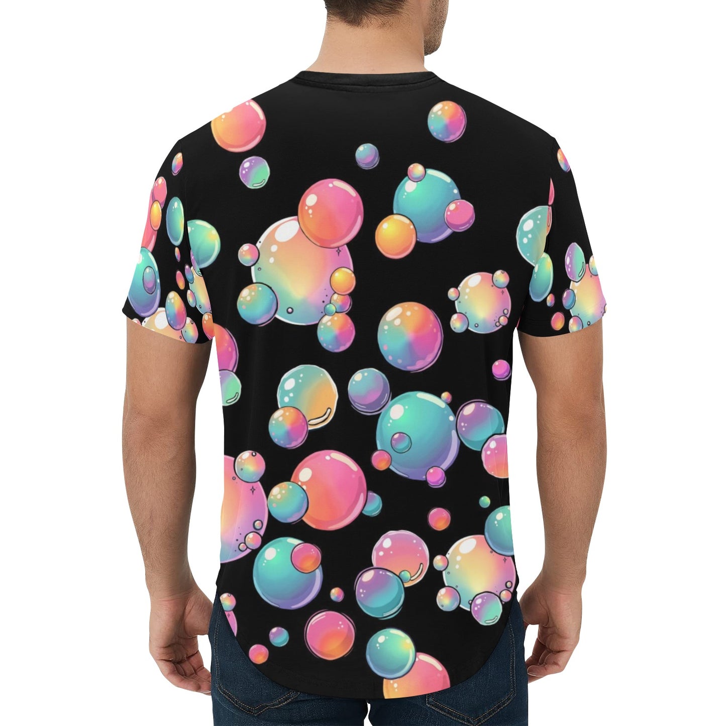 Bubble design t-shirt for bubble artists and face painters