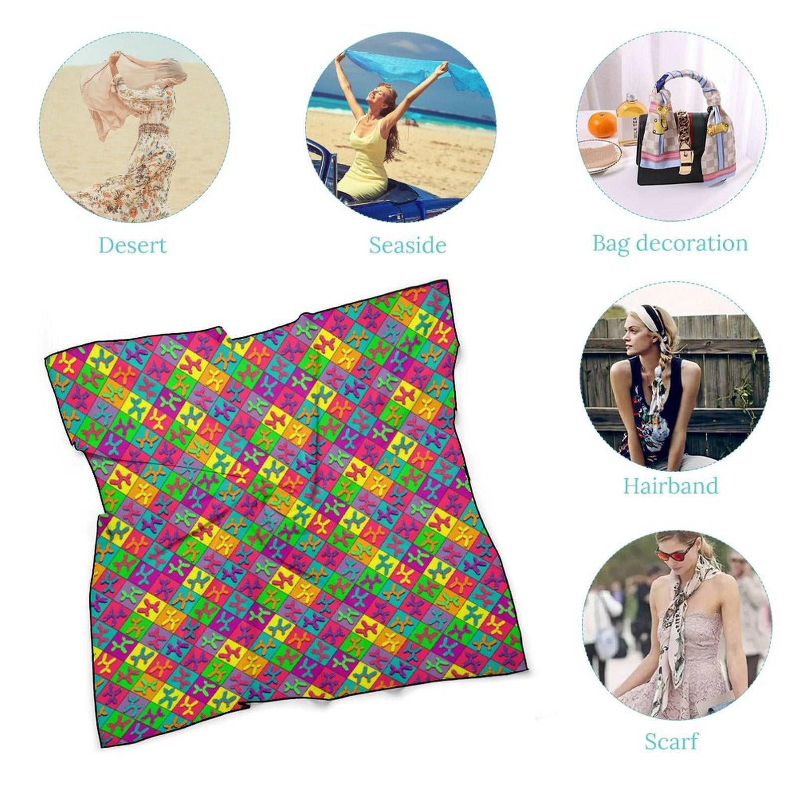 Balloon dog scarf for face painters and entertainers