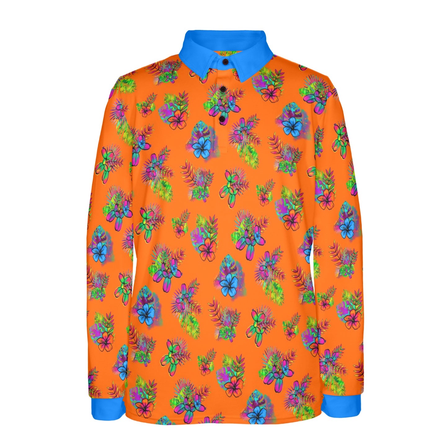 Tropical Balloon artist polo shirt