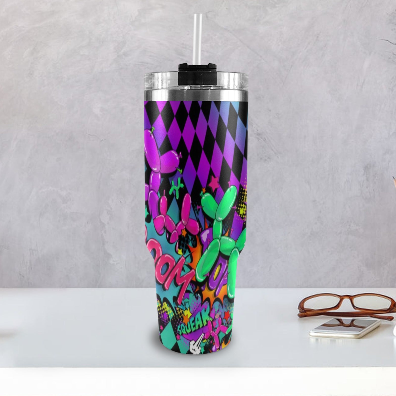 Balloon Dog design Tumbler Cup